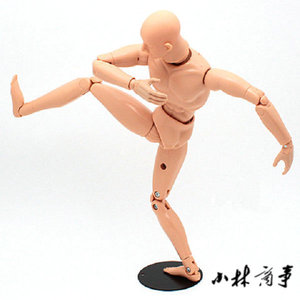带磁铁猛男人形27cm日本绘画人体模型动漫美术素描关节人偶1-011