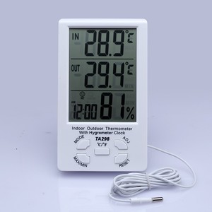 金拓佳TA298室内外电子温湿度计记忆水族鱼缸用温度计家用带探头