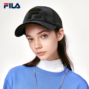 fila斐乐官方女棒球帽2021冬季保暖新款鸭舌帽时尚休闲遮阳跑步潮