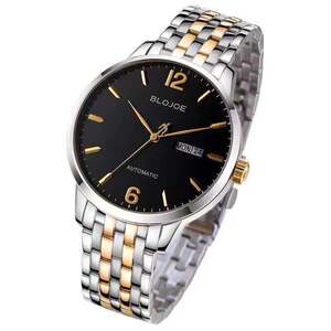 百乔blojoe 商务休闲全钢男表自动机械表进口机芯防水手表