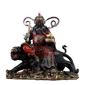 防水防晒防尘武财神赵公明神像供奉招财摆件骑虎赵元帅财神爷镇宅