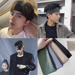 806人付款天猫蔡徐坤同款运动发带男潮夏季薄款男生吸止汗头巾发箍网