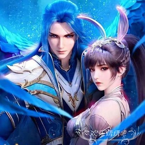 斗罗大陆唐三小舞十字绣2022新款卧室情侣简单卡通动漫自己刺线绣