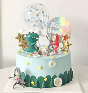 恐龙蛋糕生日男孩