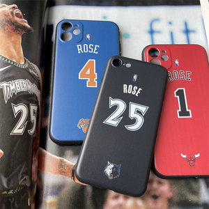 nba篮球尼克斯罗斯rose苹果iphone12华为p40pro磨砂手机壳保护套