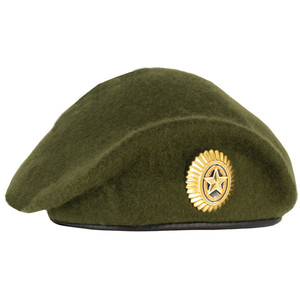 进口原品俄罗斯俄军emr小绿人绿色贝雷帽
