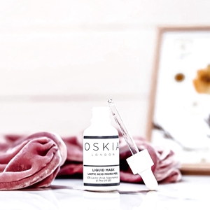 光滑细腻毛孔更新提亮光泽oskia乳配液体面膜30ml