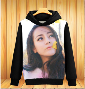 迪丽热巴明星胖迪头像周边衣服男女长袖卫衣连帽外套加绒太空棉冬