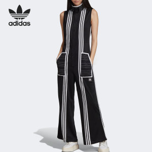 adidas/阿迪达斯正品 三叶草 夏季新款女子休闲无袖连体裤 fj9303