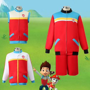 莱德队长狗狗队cosplay服装汪汪立功队成人儿童背心马甲外套短裤