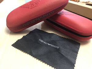 阿玛尼emporio armani正品近视镜老光镜太阳镜墨镜眼镜盒