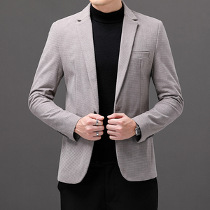 春季s商务休闲西服外套160瘦小个子中年男士纯色小西装xs小码男装