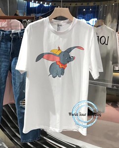 正品loewe 罗意威 春夏杨幂同款小飞象 短袖男女t恤 情侣款现货