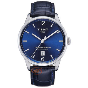 tissot天梭杜鲁尔系列男表皮带商务机械手表男t099.407.16.047.00