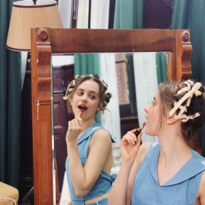 《洛丽塔》牛仔海员领水手服短裤蓝色套装露背套装配套抹胸