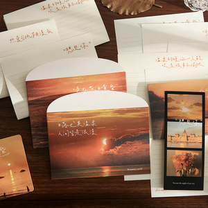 信封信纸情书送男友女友情人节礼物手写浪漫套装表白告白生日贺卡