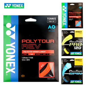 YONEX尤尼克斯网球线软线聚酯硬线卡装舒适耐用型PRO SPIN STRIKE