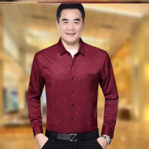 父亲婚礼服装爸爸中式夏西装套装中老年西服男士正装婚宴喜公公