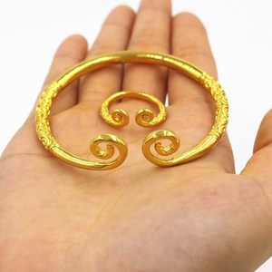 金箍咒手镯越南沙金孙悟空金刚箍齐天大圣紧箍咒戒指套装镀纯黄金