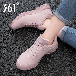 361运动鞋女冬季皮面防水跑步鞋秋冬跑鞋旅游鞋361度官方旗舰女鞋