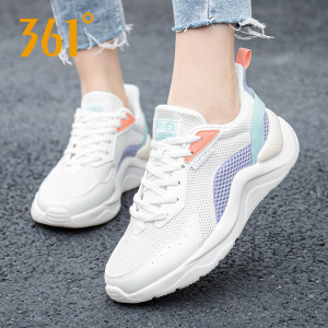 361运动鞋女夏季透气网面鞋女款网鞋大网眼跑步鞋休闲鞋361度女鞋