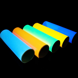 超亮永久自发光膜荧光膜蓄光贴pvc发光贴纸雕刻uv印刷夜光不干胶