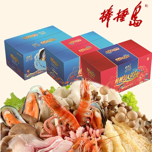 棒棰岛海鲜礼盒干贝丁海虾刀鱼海参黄花鱼鲍鱼虾仁鲅鱼冷冻海产品