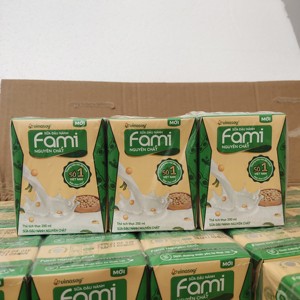 越南原装豆奶fami原味豆汁 植物蛋白饮品36盒x200ml 豆香浓郁