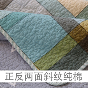 单人床盖床盖夹棉绗缝