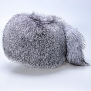 银狐帽子男女冬季狐狸保暖护耳皮草防风出游街头真皮青年通用情侣