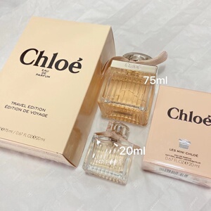 现货chloe蔻依经典同名女士香水edp 肉丝带浓香 20ml/75ml套装
