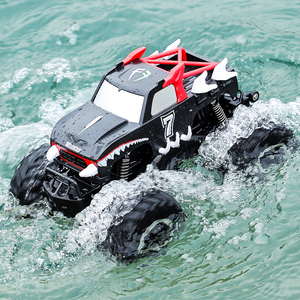 儿童水陆两栖遥控汽车玩具男孩电动四驱越野攀爬赛车特技漂移两用
