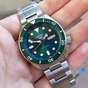 seiko精工5号绿水鬼运动机械男手表srpd61k1/59k1/55k1/63k1/76k1