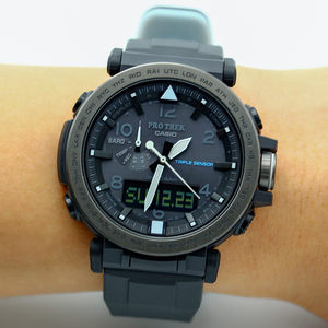 卡西欧手表 PRG-650Y-1/601YB-2/3 太阳能登山运动电子防水男腕表