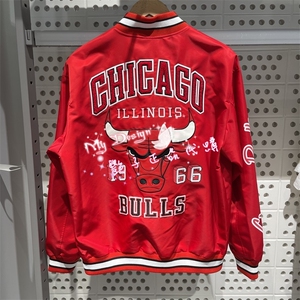 杰克琼斯nba联名公牛队棒球夹克外套222321051 f16 6909925345002