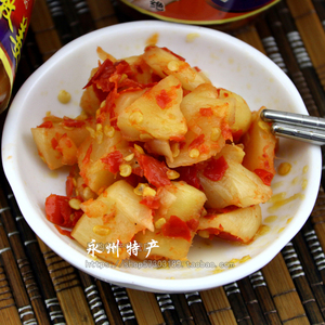 永州特产 江华香姜 嫩姜168克*4瓶 江永三香生姜 剁椒下饭菜湖南