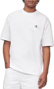 美国CK Calvin Klein男女同款圆领t经典小标刺绣基础休闲短袖