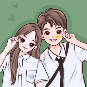 派派情侣头像单人