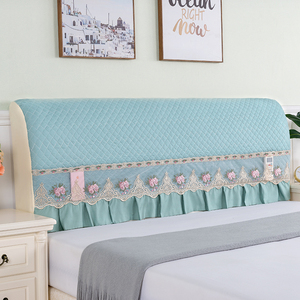 5米1.8米床半包全包简约夹棉床头保护套防尘罩盖布