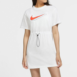 nike/耐克正品女装上衣2020夏季新款运动连衣裙半袖宽松t恤cu5173