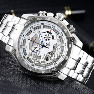 卡西欧手表男款edifice系列红牛联名男士商务运动石英腕表efr-550