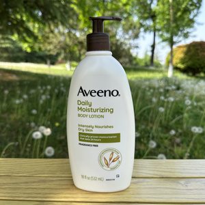 美国版Aveeno艾维诺成人燕麦24小时每日保湿乳液身体乳温和无香