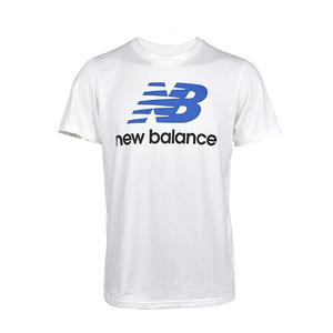 New Balance男装透气运动短袖T恤AMT73587-BK/PGM /WT/AGM/AT