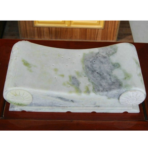 天然蓝田玉石枕头夏凉枕护颈枕助眠健康枕颈椎保健汗蒸玉枕