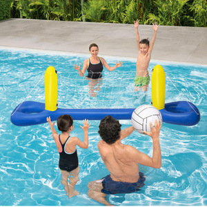 水上排球网球篮球充气玩水戏水玩具儿童成人游泳池运动会派对道具