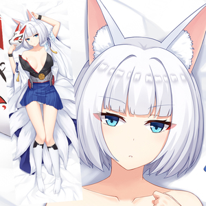 不萌原创 碧蓝航线游戏周边 加贺 舰b宅男动漫靠枕等身抱枕套