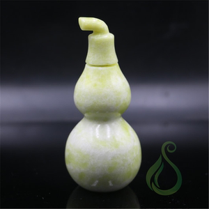 包邮宛钰霖珠宝蓝田玉手把件玉石葫芦摆件客厅汽车装饰品风水招财