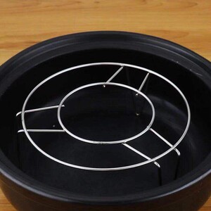 电饭煲内蒸架特小的养生壶蒸笼架子三脚架厨房蒸菜用不锈钢多功