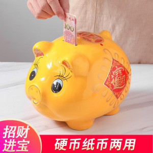 存钱罐猪现金