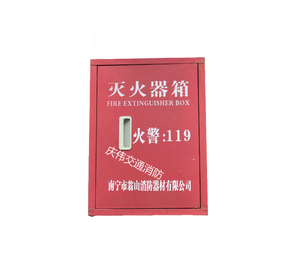 消防器材 挂墙式4*2灭火器箱 悬挂式灭火器箱 消防箱 限广西境内